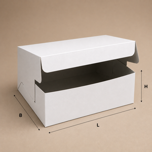 Cake Box 2 kg round (10\") 12 x 12 x 6 inch
